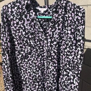 Long Sleeve Floral Blouse